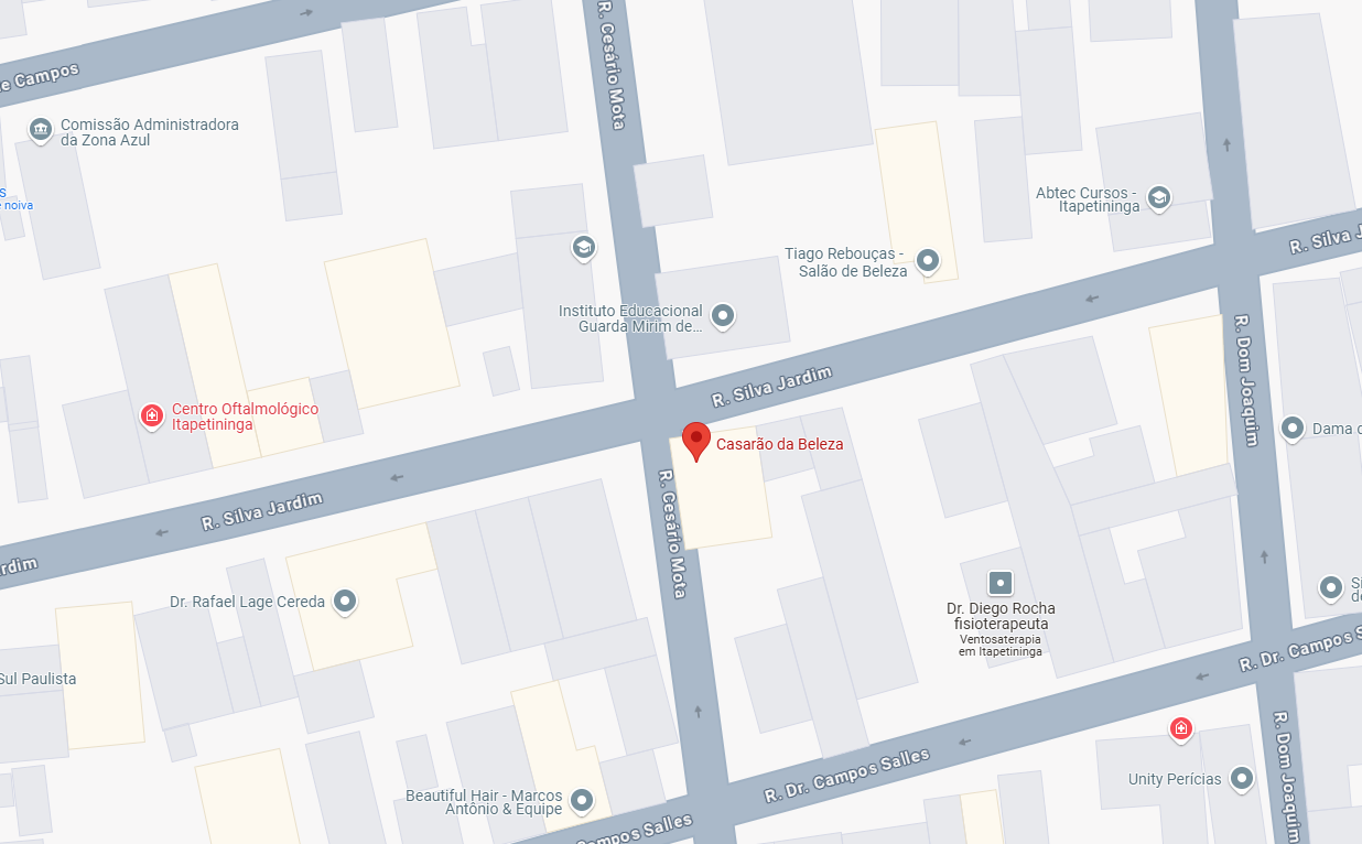 Localização do Casarão da beleza