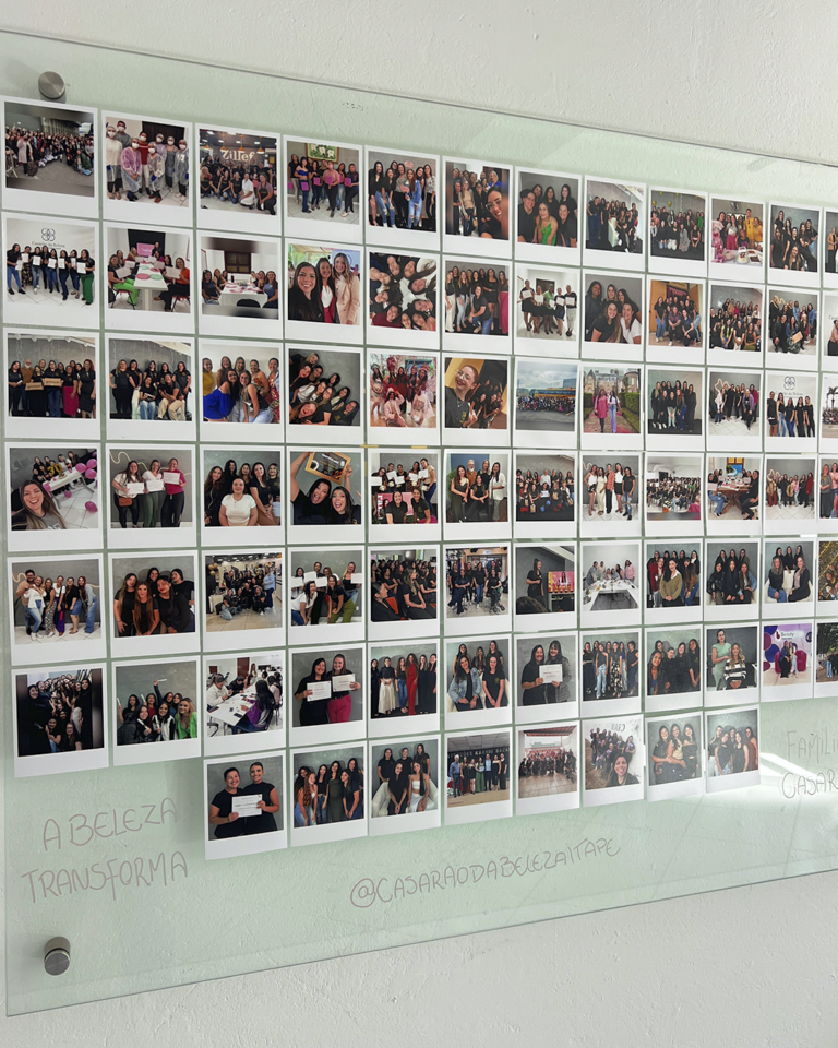 Mural de fotos Casarão da Beleza