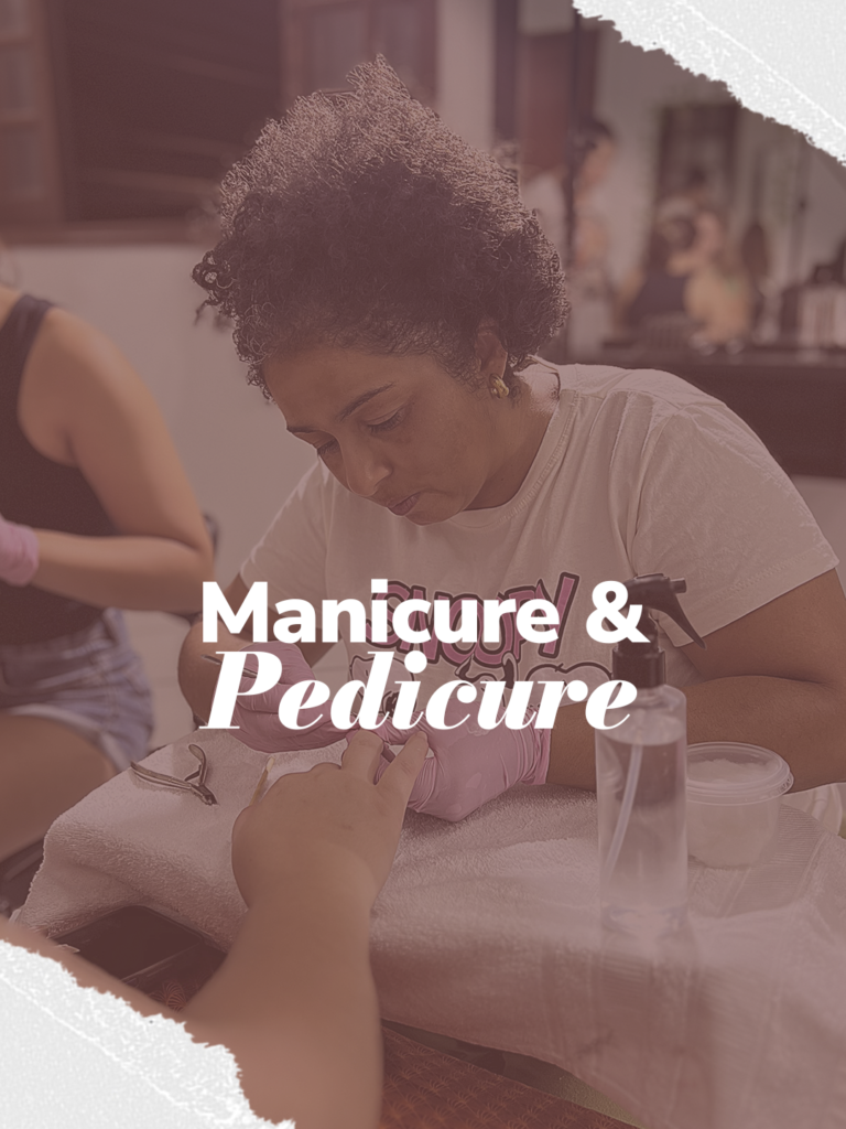 Capa curso profissionalizante manicure e pedicure - no Casarão da Beleza